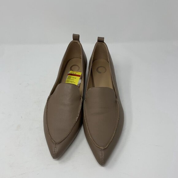 Journee Collection Maggs 005493 Loafers Women's 9 Taupe Leather Pointed Toe 8141 - Picture 3 of 10